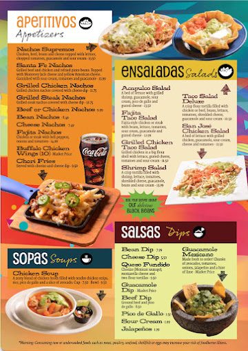 Menu Fiesta Mexicana Benson - 5