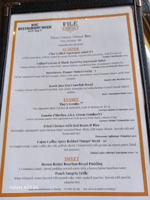 Menu Filé Gumbo Bar - 3