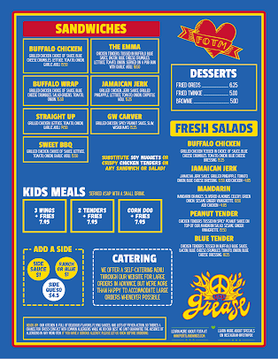 Menu Fire On The Mountain Buffalo Wings Interstate - 0