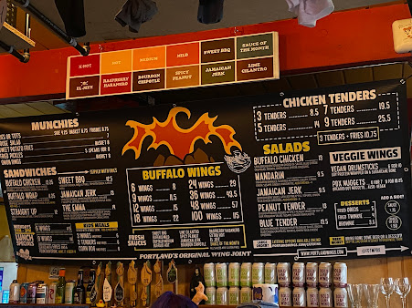 Menu Fire On The Mountain Buffalo Wings Interstate - 5