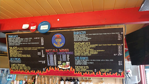 Menu Fire On The Mountain Buffalo Wings Interstate - 9