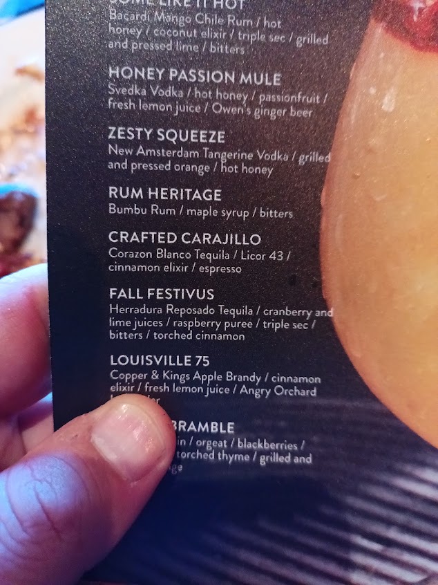 Menu Firebirds Wood Fired Grill - 1
