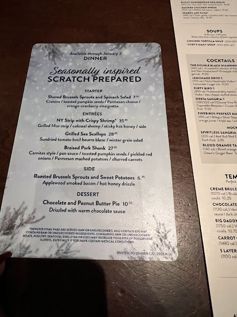 Menu Firebirds Wood Fired Grill - 9