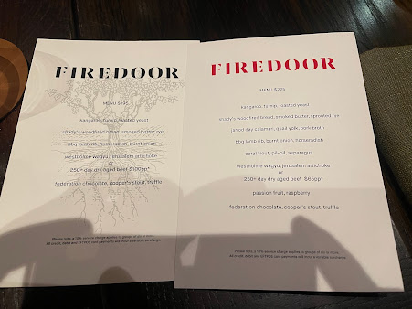 Menu Firedoor Restaurant - 7