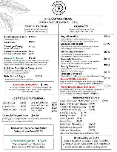 Menu Fireside Family Restaurant - 2
