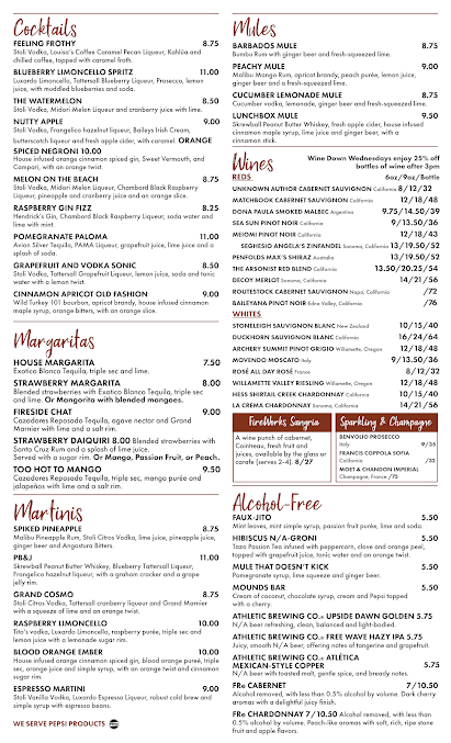 Menu Fireworks Restaurant - 4