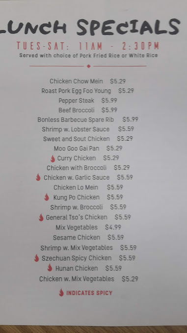 Menu First Taste Chinese Restaurant - 6