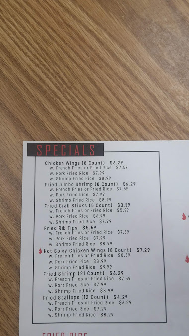 Menu First Taste Chinese Restaurant - 7