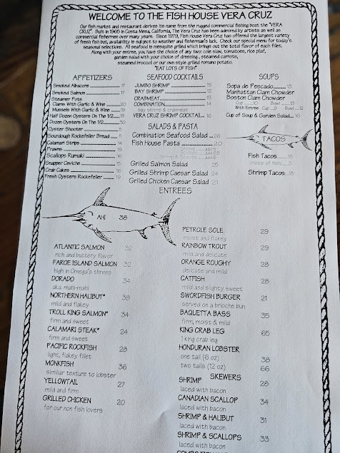 Menu Fish House Vera Cruz - 2