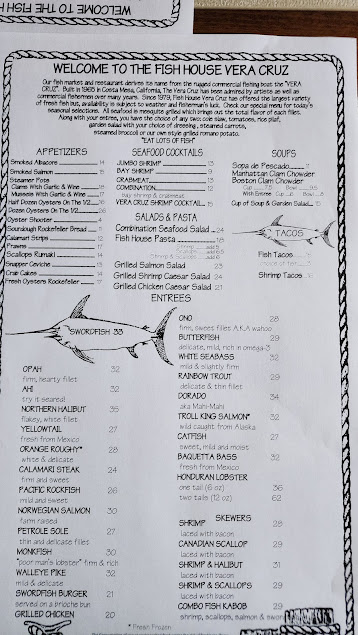 Menu Fish House Vera Cruz - 4