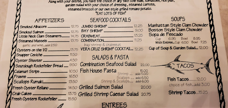 Menu Fish House Vera Cruz - 7