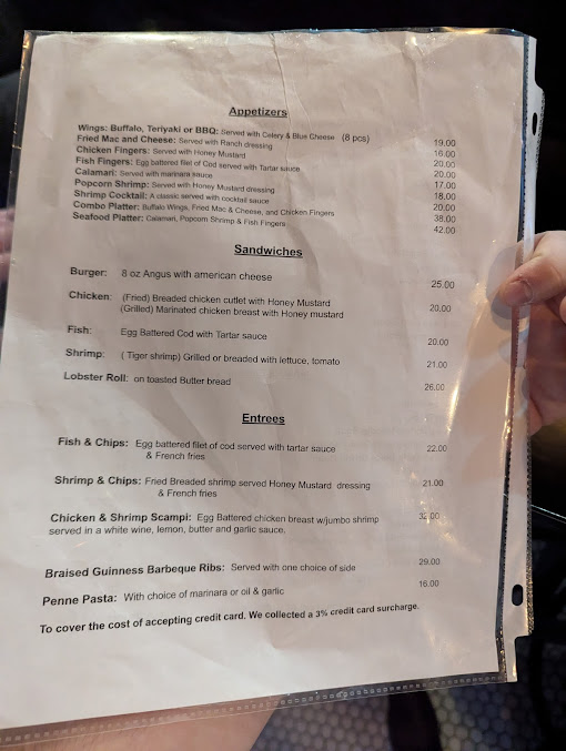 Menu Fish Market - 0