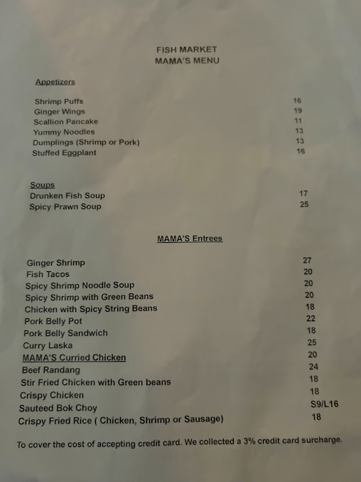 Menu Fish Market - 3