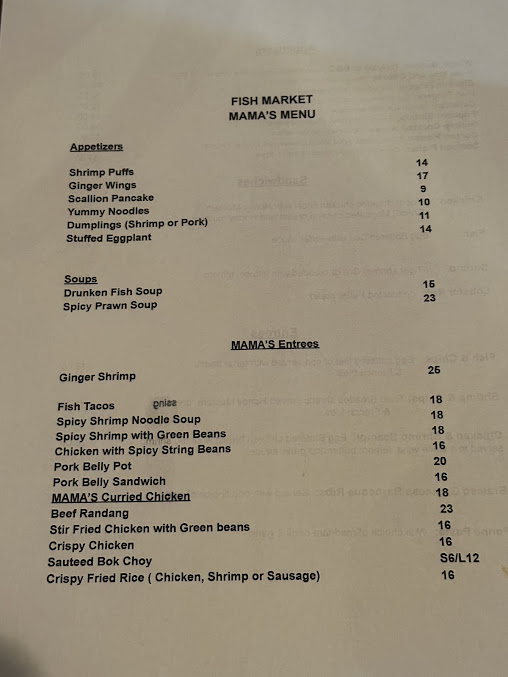 Menu Fish Market - 5