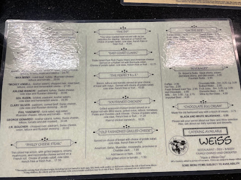 Menu Fishers Deli Formerly Weiss Deli - 5