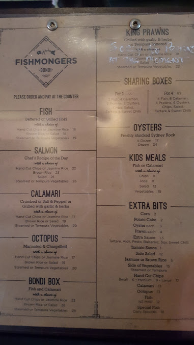 Menu Fishmongers - 8