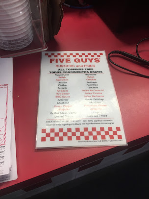 Menu Five Guys - 11
