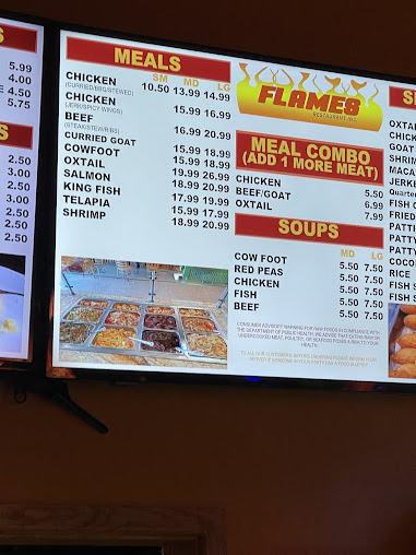 Menu Flames - 0