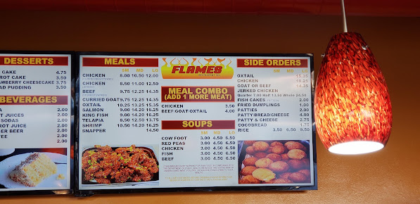 Menu Flames - 3