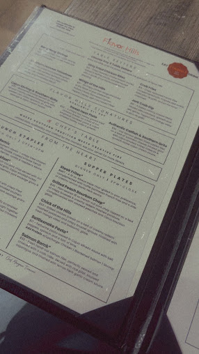 Menu Flavor Hills - 1