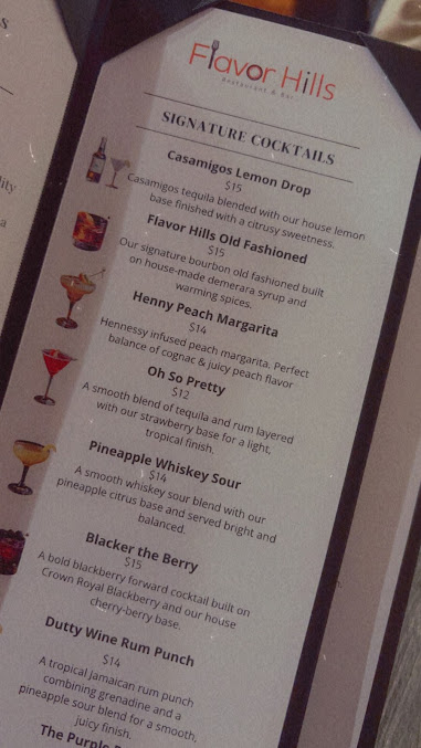 Menu Flavor Hills - 4