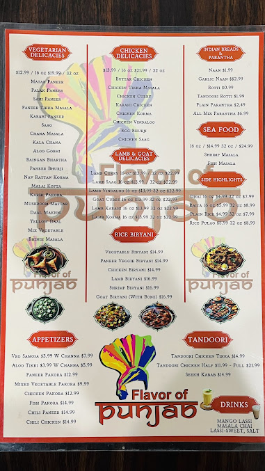 Menu Flavor Of Punjab Punjabi Dhaba - 2