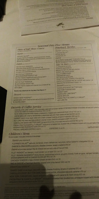 Menu Flemings Prime Steakhouse Wine Bar Greensboro - 1