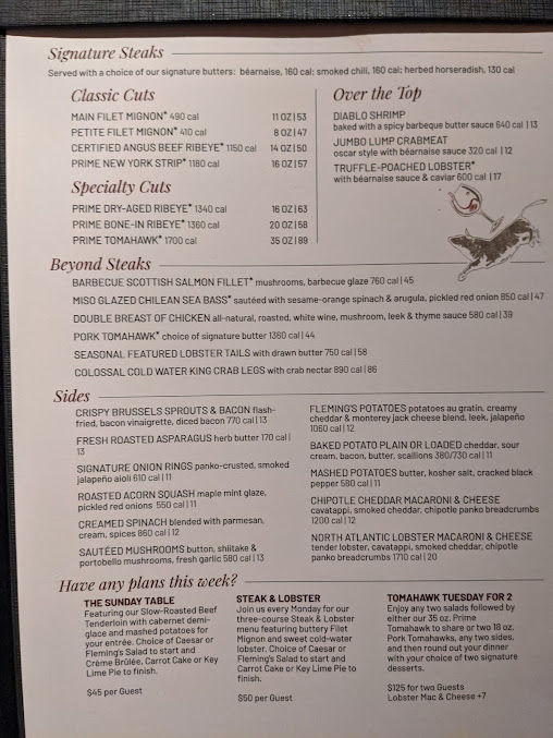 Menu Flemings Prime Steakhouse Wine Bar Greensboro - 4