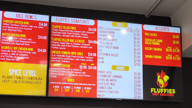 Menu Fluffies Hot Chicken Les - 2