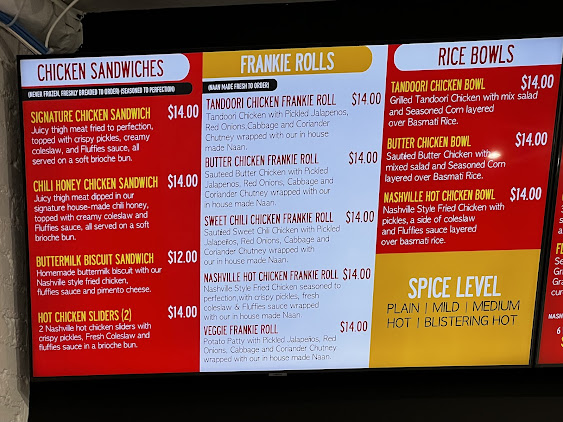 Menu Fluffies Hot Chicken Les - 3