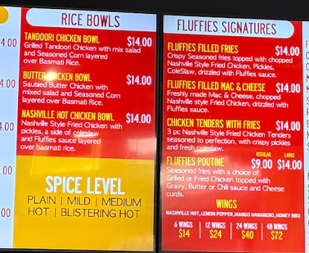 Menu Fluffies Hot Chicken Les - 4