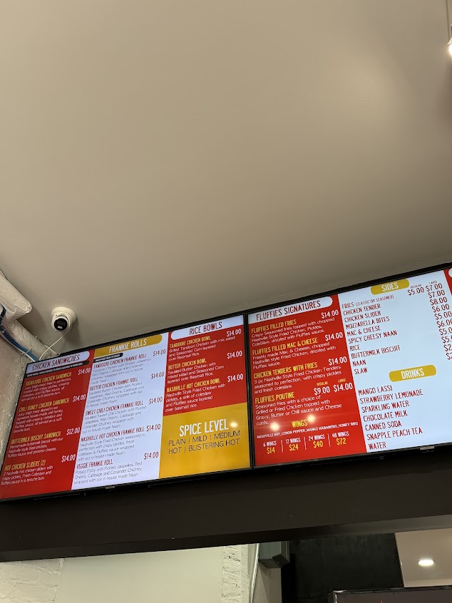 Menu Fluffies Hot Chicken Les - 7