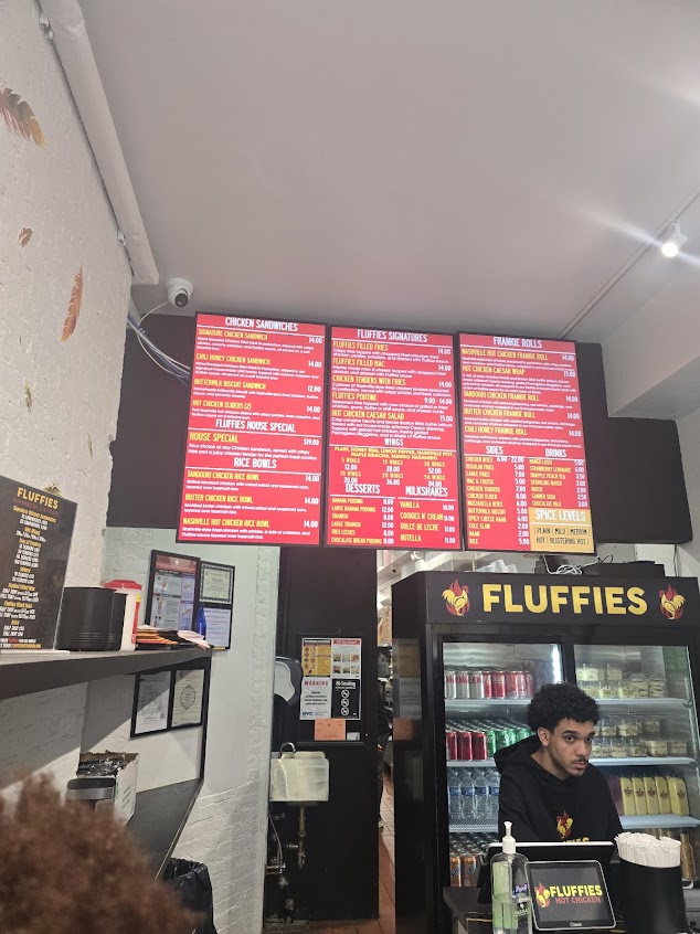 Menu Fluffies Hot Chicken Les - 8