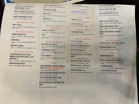 Menu Flying Saucer Draught Emporium - 9