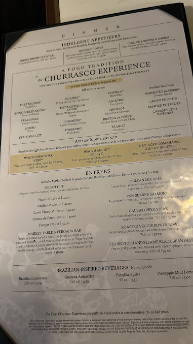 Menu Fogo De Chão Brazilian Steakhouse - 2