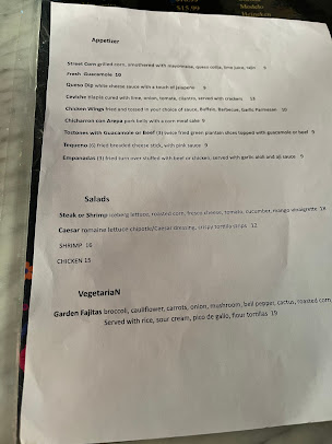 Menu Fonda La Petrona International Drive Lounge - 1