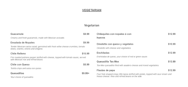Menu Fonda Santa Rosa - 0