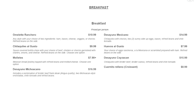 Menu Fonda Santa Rosa - 9