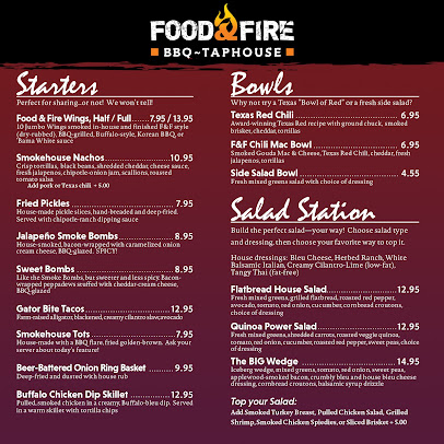 Menu Food & Fire Bbq-Taphouse - 1