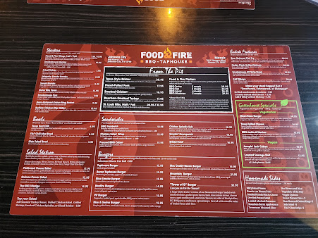 Menu Food & Fire Bbq-Taphouse - 5