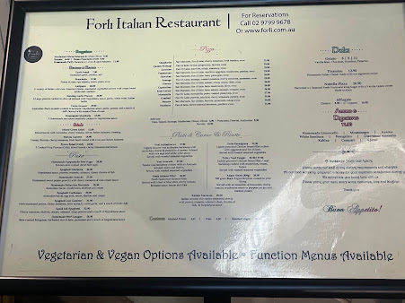 Menu Forli Italian Restaurant - 6