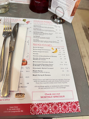 Menu Four Frogs Crêperie - 5