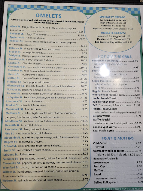 Menu Four Sisters Owl Diner - 5