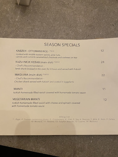 Menu Fourty Years Kitchen - 5