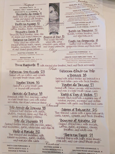 Menu Francesca's North - 8