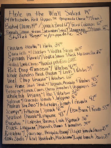 Menu Francesco's Hole In The Wall - 9