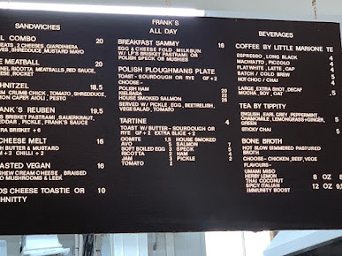Menu Frank's Deli - 0