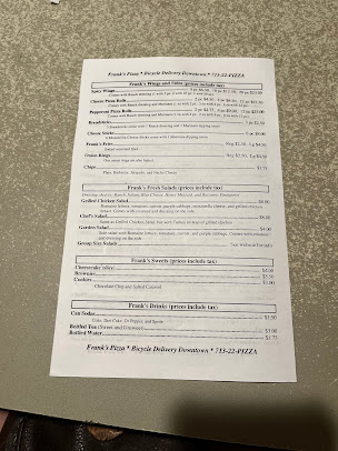 Menu Frank's Pizza - 3