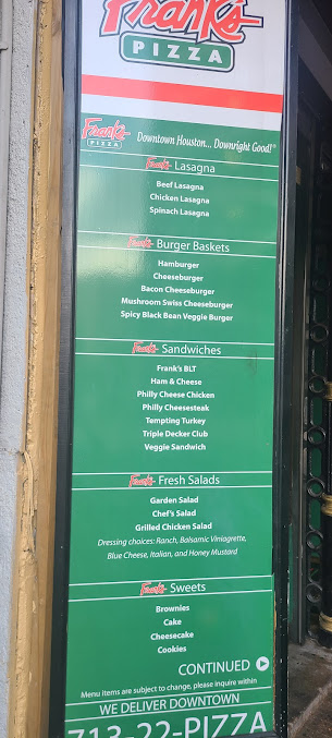 Menu Frank's Pizza - 5