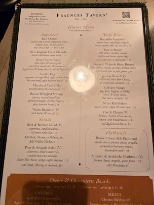 Menu Fraunces Tavern - 9